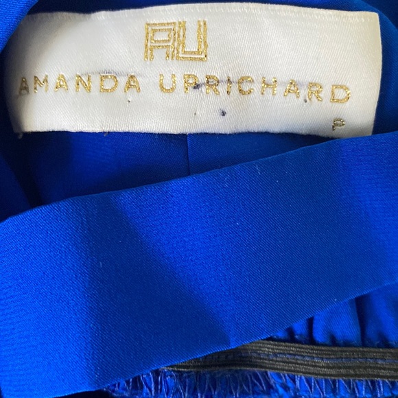 Amanda Uprichard Silk Royal Blue Back Cutout tunic  Dress - XS - Picture 9 of 10